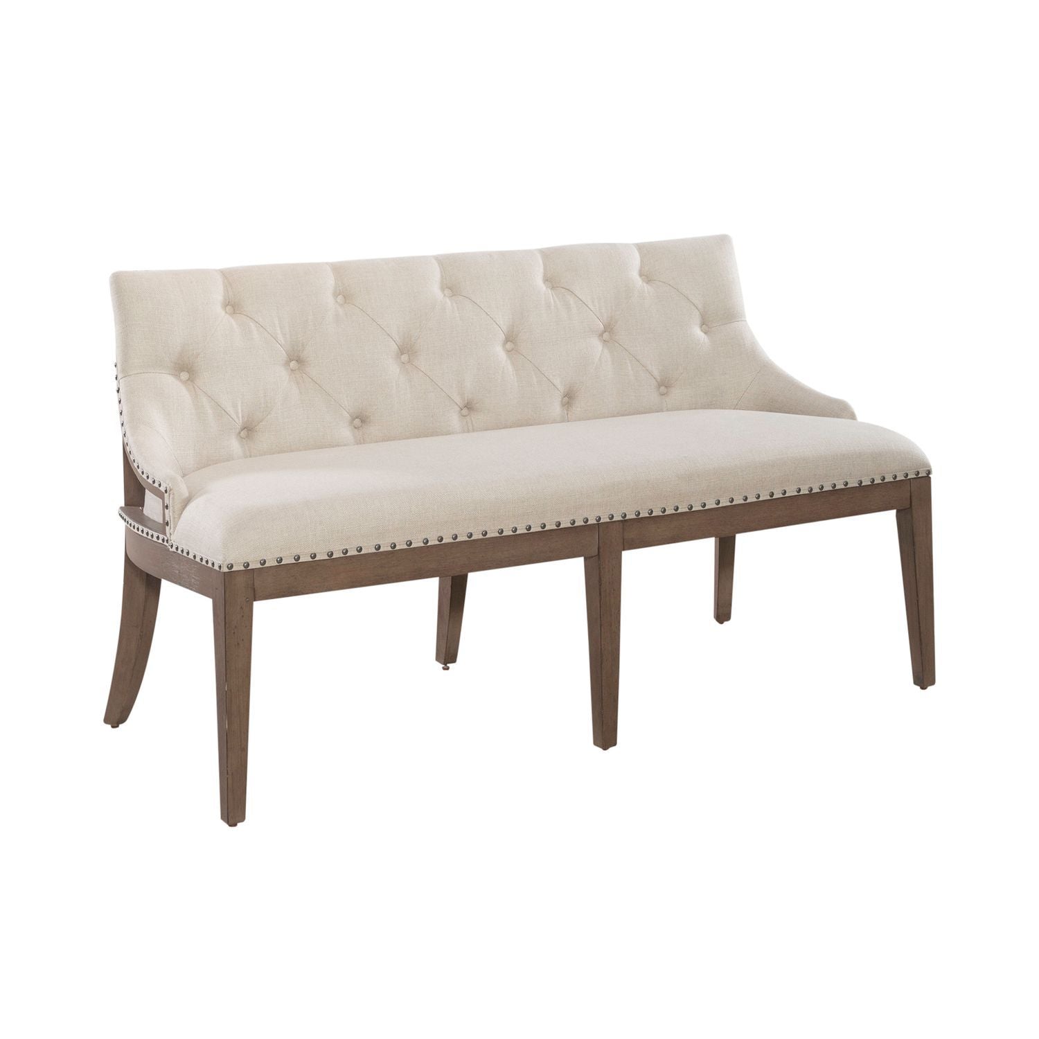 Americana Farmhouse - Upholstered Shelter Dining Bench - Hornell Furniture Outlet