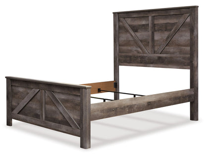 Wynnlow - Crossbuck Panel Bedroom Set - Hornell Furniture Outlet