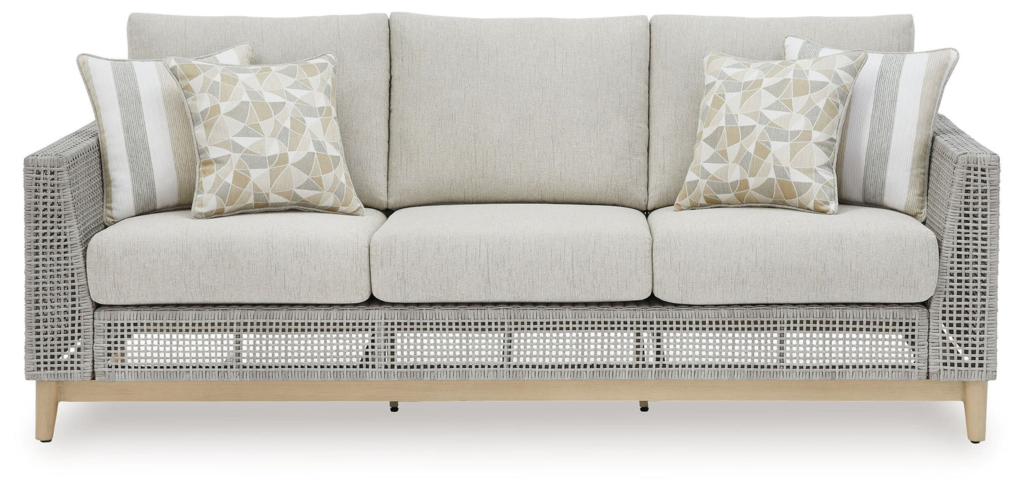 Seton Creek - Gray - Sofa With Cushion - Hornell Furniture Outlet
