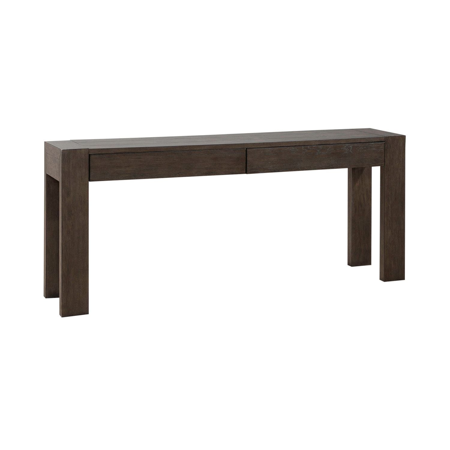 Cascade Falls - Accent Console Table - Satin Espresso - Hornell Furniture Outlet