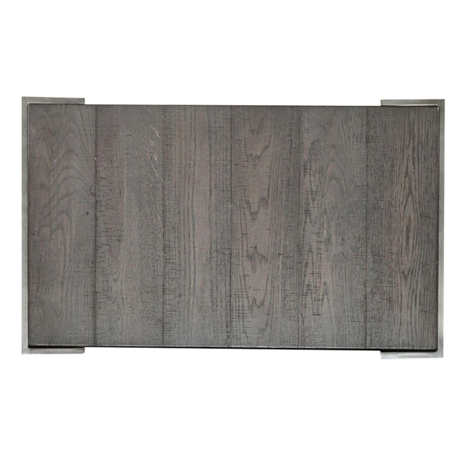 Modern View - Tiered End Table - Dark Gray - Hornell Furniture Outlet