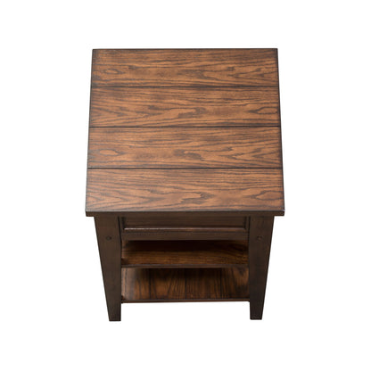 Lake House - Chair Side Table - Hornell Furniture Outlet