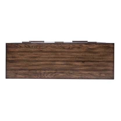 Lennox - Credenza - Dark Brown - Hornell Furniture Outlet