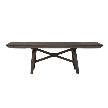Double Bridge - Trestle Table Set - Hornell Furniture Outlet