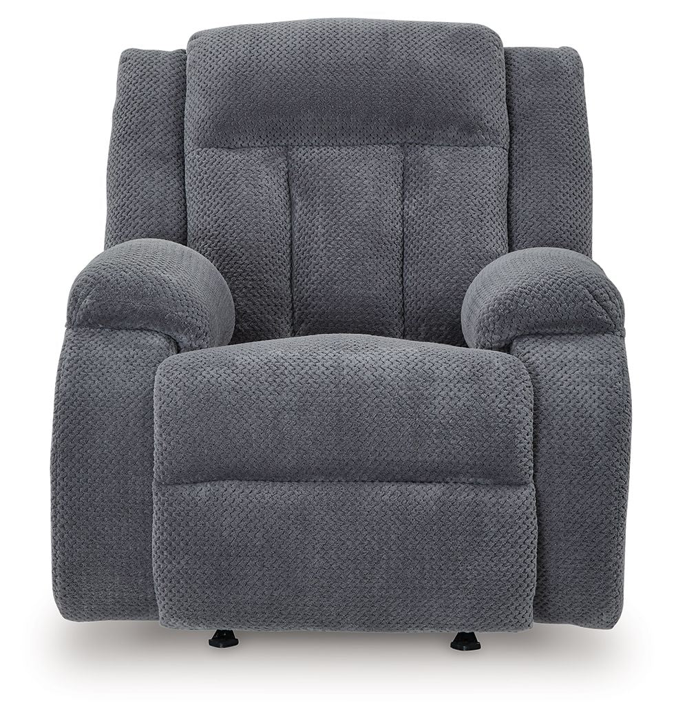 Observation - Steel - Power Rocker Recliner - Hornell Furniture Outlet