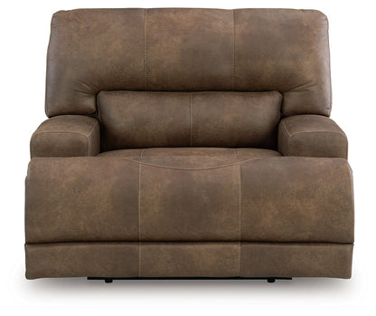 Beckley Place - Earth - Power Recliner With Adjustable Headrest - Hornell Furniture Outlet