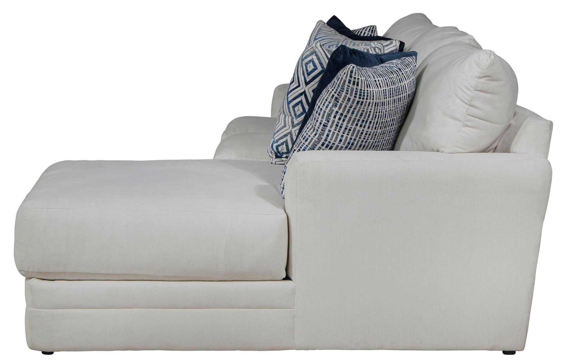 Polaris - Sectional With Comfort Coil Seating And Accent Pillows Included - Hornell Furniture Outlet