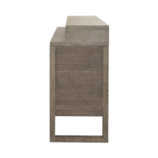 Bartlett Field - Console Bar Table - Gray - Hornell Furniture Outlet