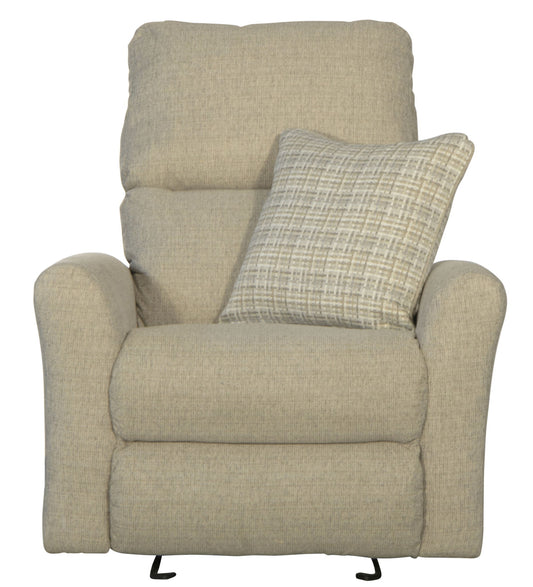 McPherson - Power Lay Flat Recliner - Buff - Hornell Furniture Outlet