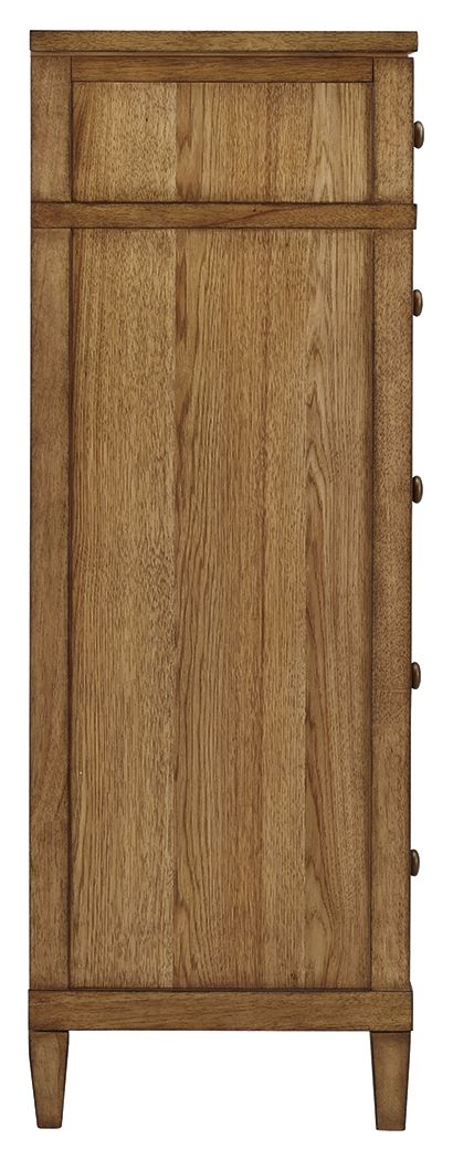 Sharlance - Brown - Six Drawer Chest - Hornell Furniture Outlet