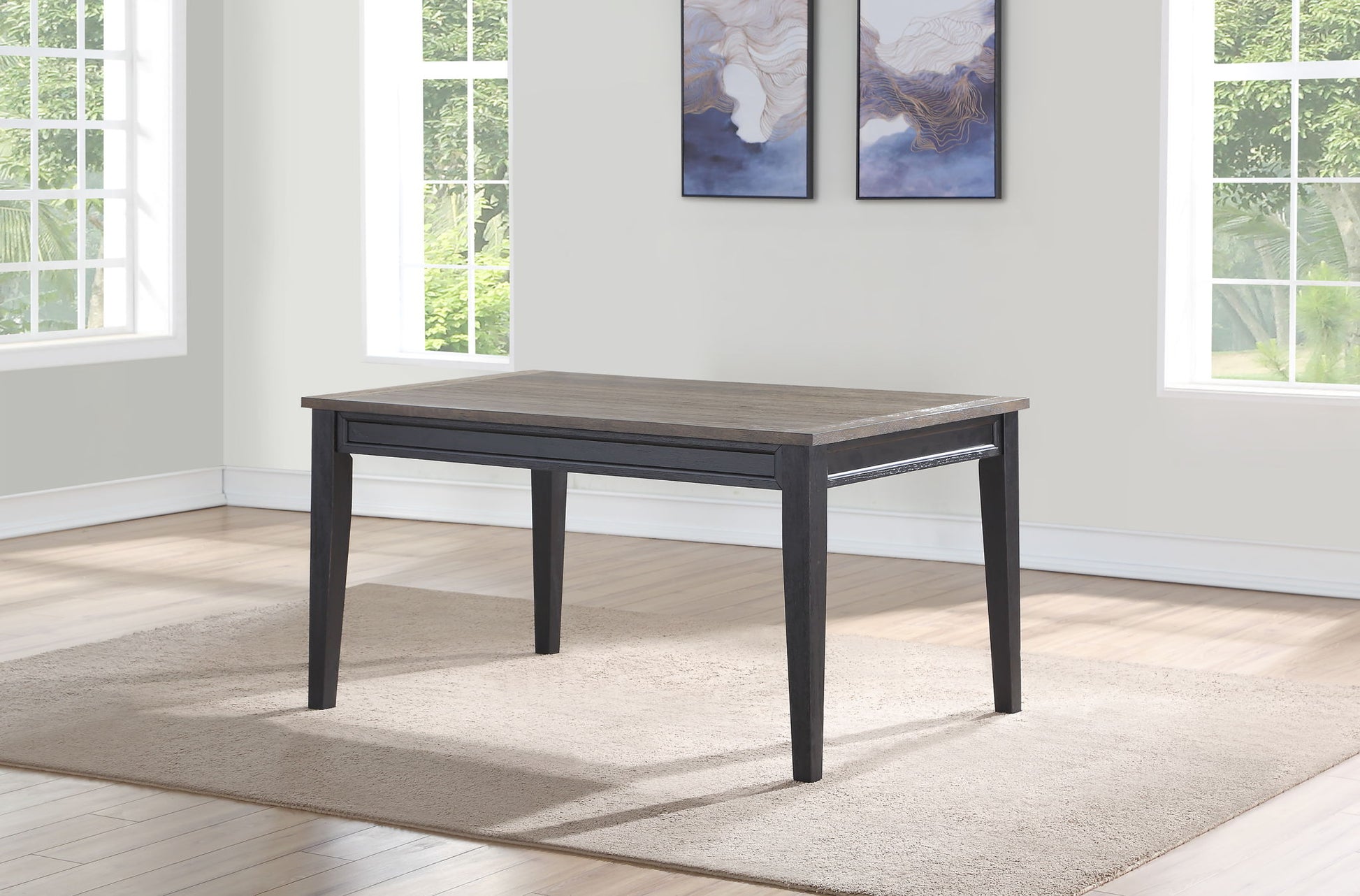 Raven - Noir Dining Table - Dark Brown - Hornell Furniture Outlet