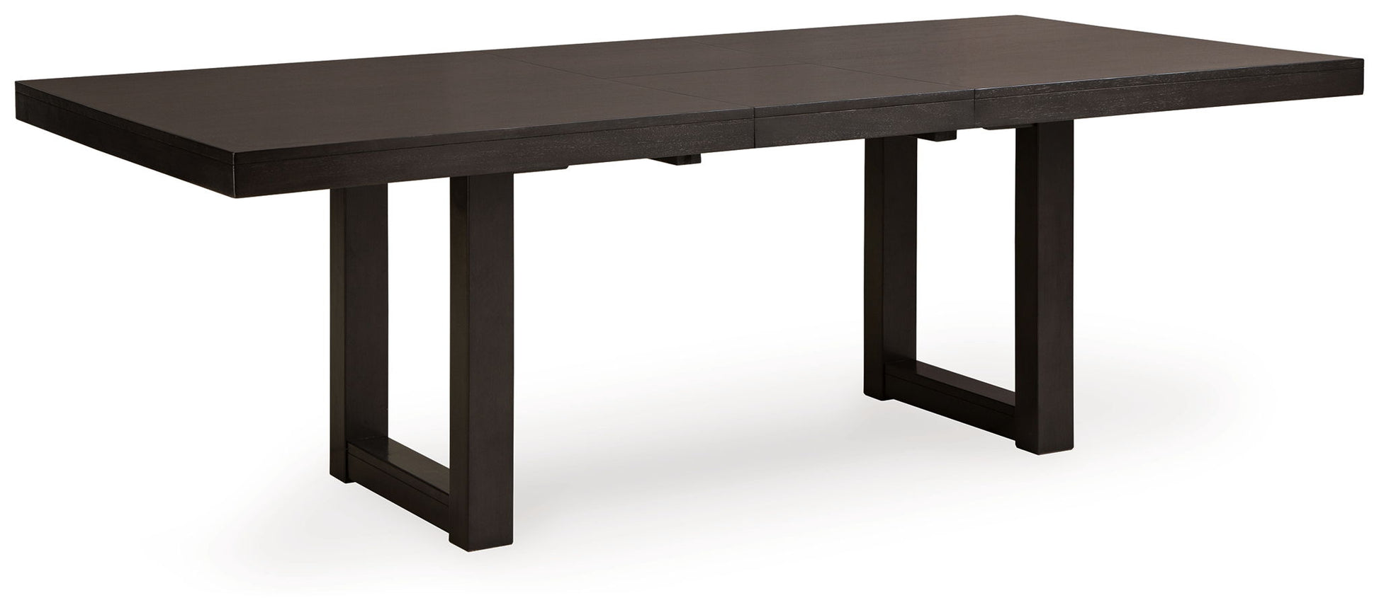 Neymorton - Dark Grayish Brown - Rectangular Dining Room Butterfly Extension Table - Hornell Furniture Outlet