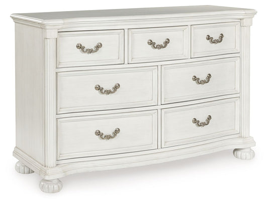 Montelaine - Antique White - Dresser - Hornell Furniture Outlet