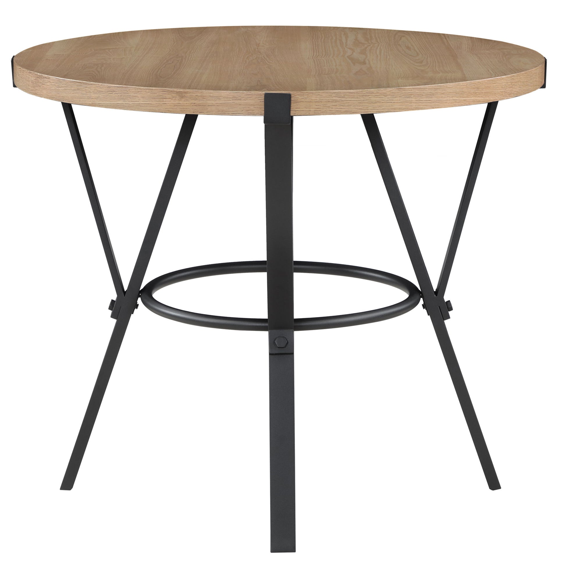 Magnolia - Round Counter Table - Black - Hornell Furniture Outlet