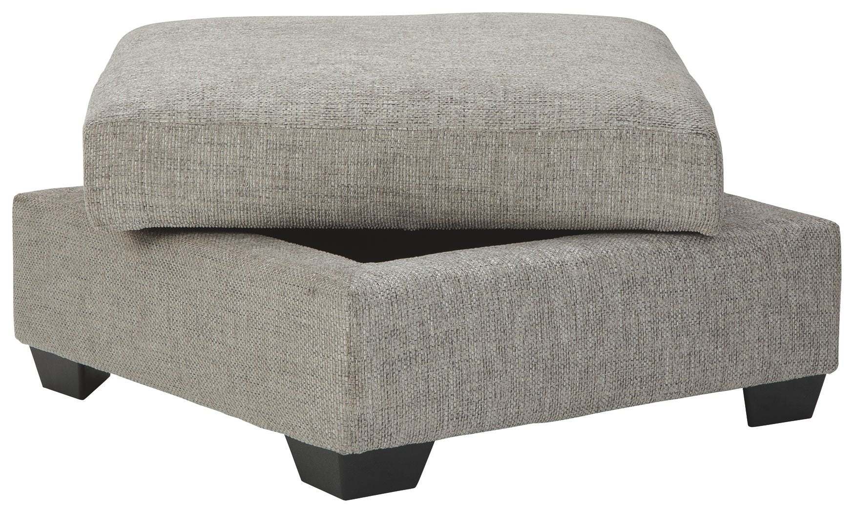 Megginson - Storm - Ottoman With Storage - Hornell Furniture Outlet