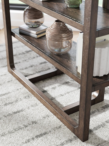 Breckington - Dark Brown - Bookcase - Hornell Furniture Outlet