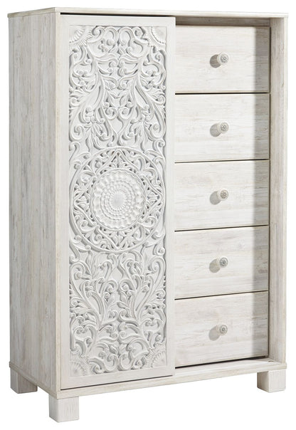 Paxberry - Whitewash - Dressing Chest - Hornell Furniture Outlet