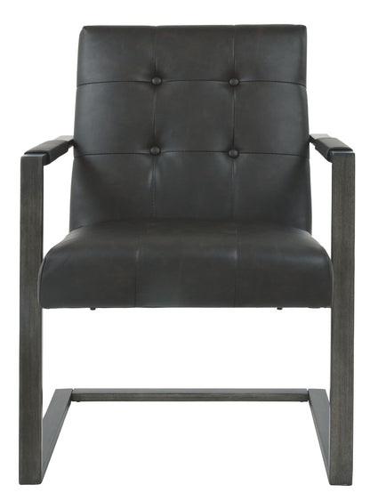 Starmore - Black - Home Office Desk Chair (Set of 2) - Hornell Furniture Outlet