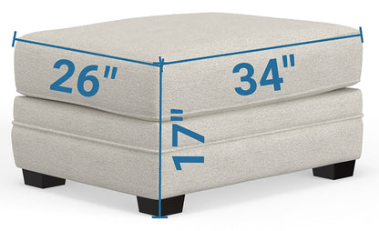 Magnolia - Ottoman - Shell - Hornell Furniture Outlet
