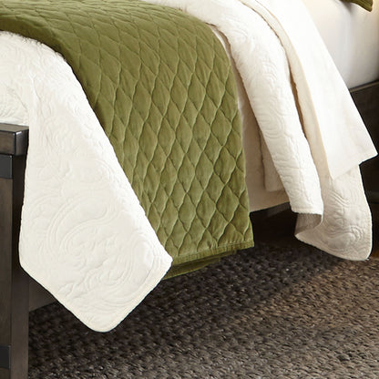 Thornwood Hills - Panel Bed, Dresser & Mirror - Hornell Furniture Outlet