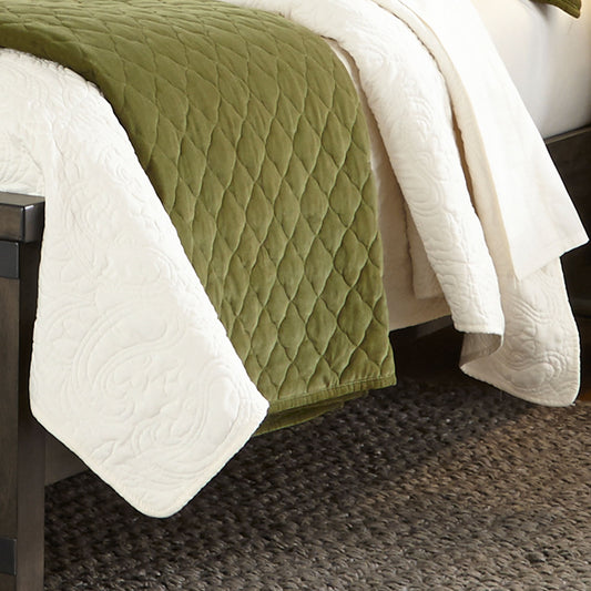 Thornwood Hills - Panel Bed, Dresser & Mirror - Hornell Furniture Outlet