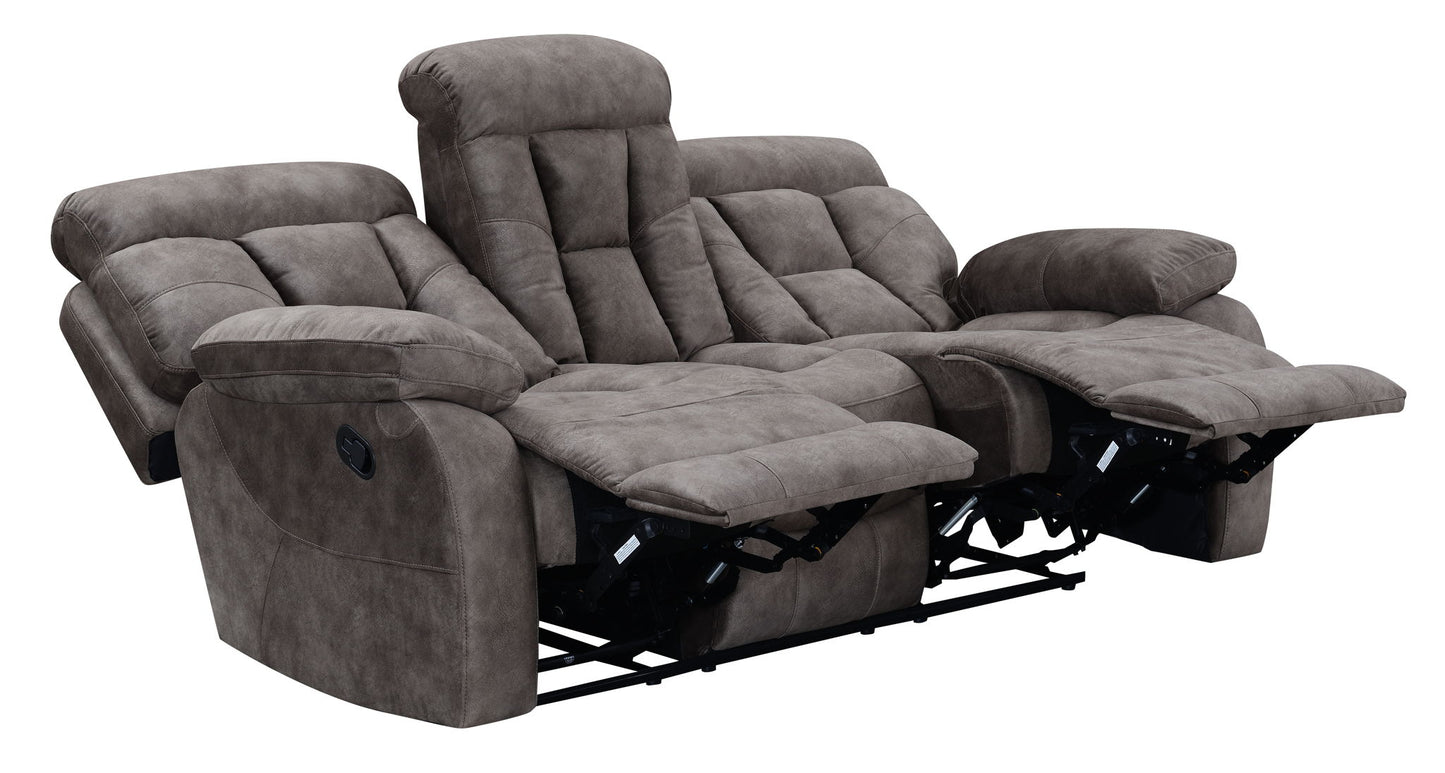 Bogata - Recliner Sofa - Brown - Hornell Furniture Outlet