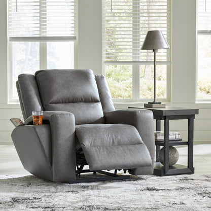 Brixworth - Slate - Zero Wall Recliner - Hornell Furniture Outlet