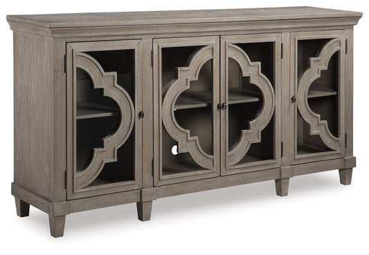 Fossil Ridge - Accent Cabinet - Gray - Hornell Furniture Outlet
