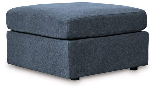 Modmax - Ink - Oversized Accent Ottoman - Fabric - Hornell Furniture Outlet
