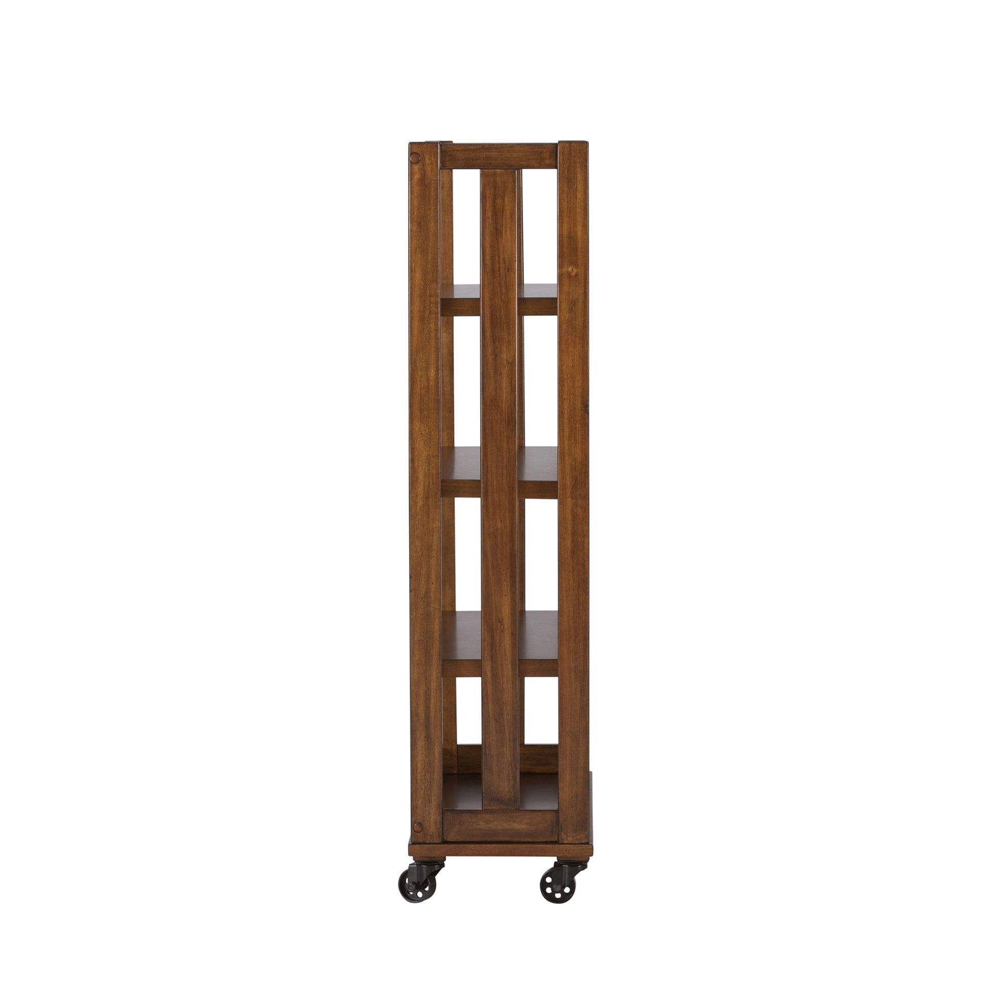 Arlington House - Open Bookcase - Dark Brown - Hornell Furniture Outlet