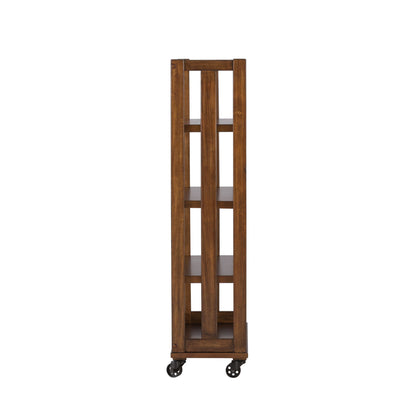 Arlington House - Open Bookcase - Dark Brown - Hornell Furniture Outlet
