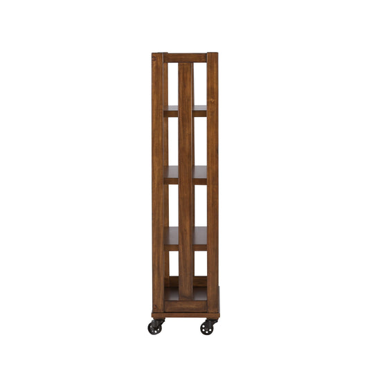 Arlington House - Open Bookcase - Dark Brown - Hornell Furniture Outlet