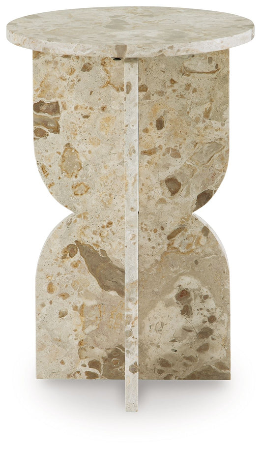 Treygan - Beige - Accent Table - Hornell Furniture Outlet