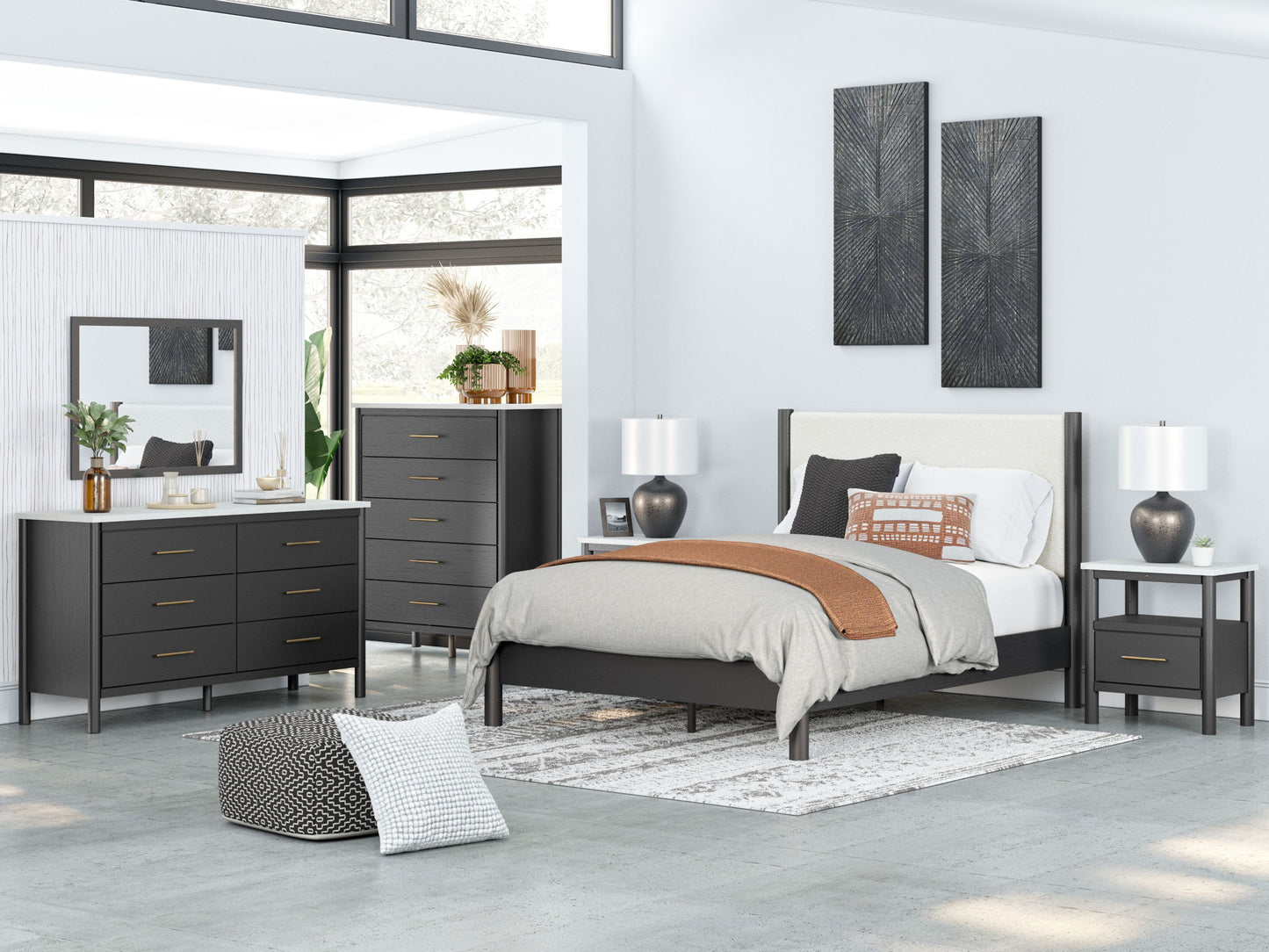 Cadmori - Panel Bedroom Set - Hornell Furniture Outlet