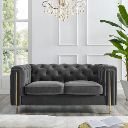 Charlene - Velvet Loveseat - Hornell Furniture Outlet