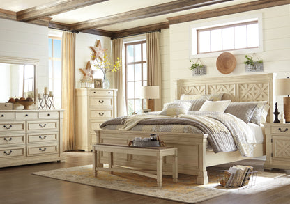 Bolanburg - Large UPH Dining Room Bench - Beige - Hornell Furniture Outlet