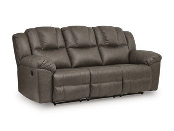 Lowilla - Reclining Sofa - Driftwood - Hornell Furniture Outlet