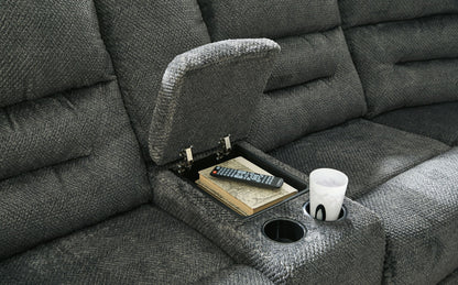 Nettington - Power Reclining Sectional - Hornell Furniture Outlet