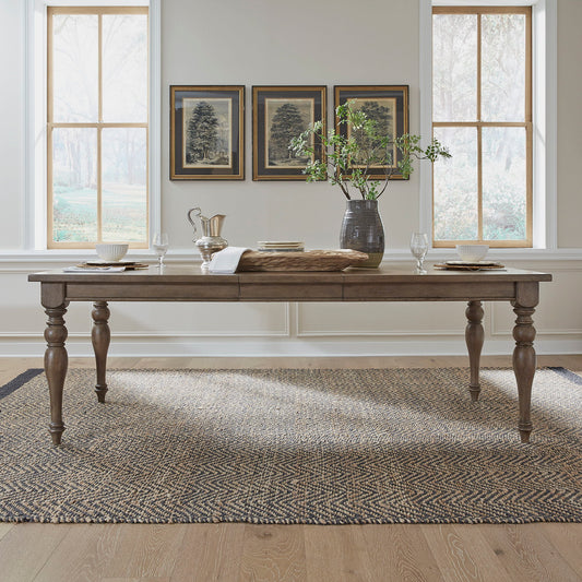 Americana Farmhouse - Wood Rectangular Leg Table - Light Brown - Hornell Furniture Outlet