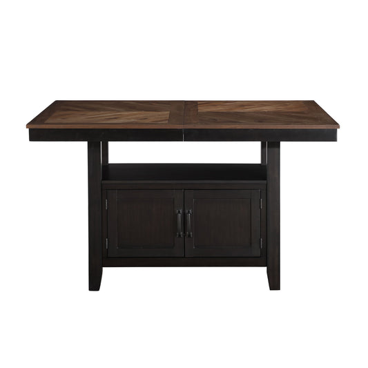 Bermuda - Storage Counter Table - Black - Hornell Furniture Outlet