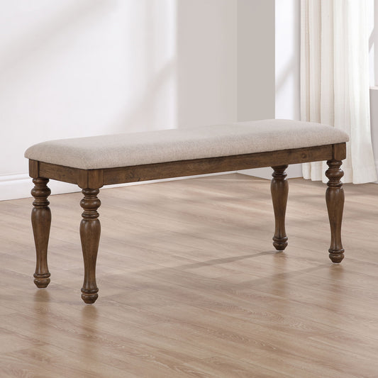 Joanna - Bench - Brown - Hornell Furniture Outlet