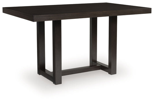 Neymorton - Dark Grayish Brown - Rectangular Dining Room Counter Table - Hornell Furniture Outlet