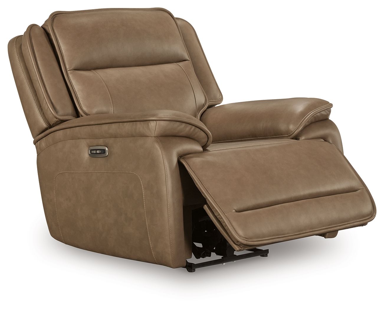 Glencroft - Power Recliner / Adjustable Headrest - Sahara - Hornell Furniture Outlet