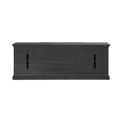 Paradise Valley - 78" Entertainment Console - Dark Brown - Hornell Furniture Outlet