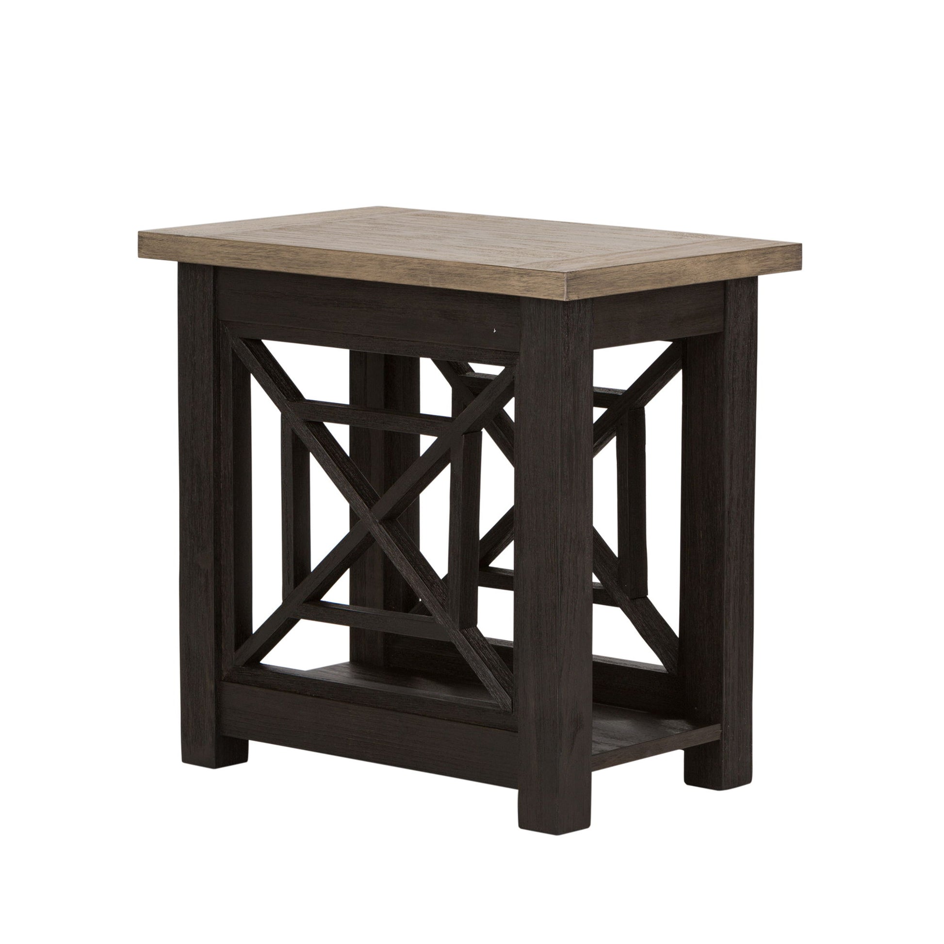 Heatherbrook - Chair Side Table - Black - Hornell Furniture Outlet