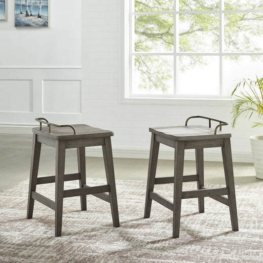 Ryan - Counter Stool - Light Brown - Hornell Furniture Outlet