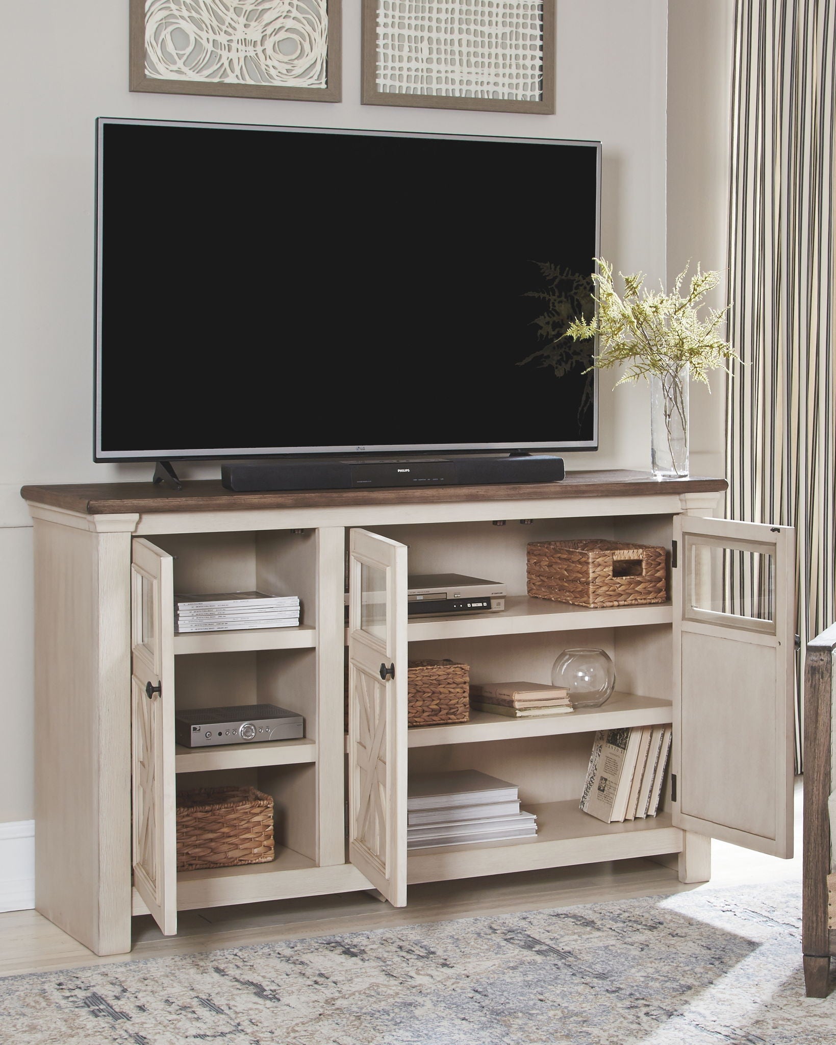 Bolanburg - TV Stand - Hornell Furniture Outlet