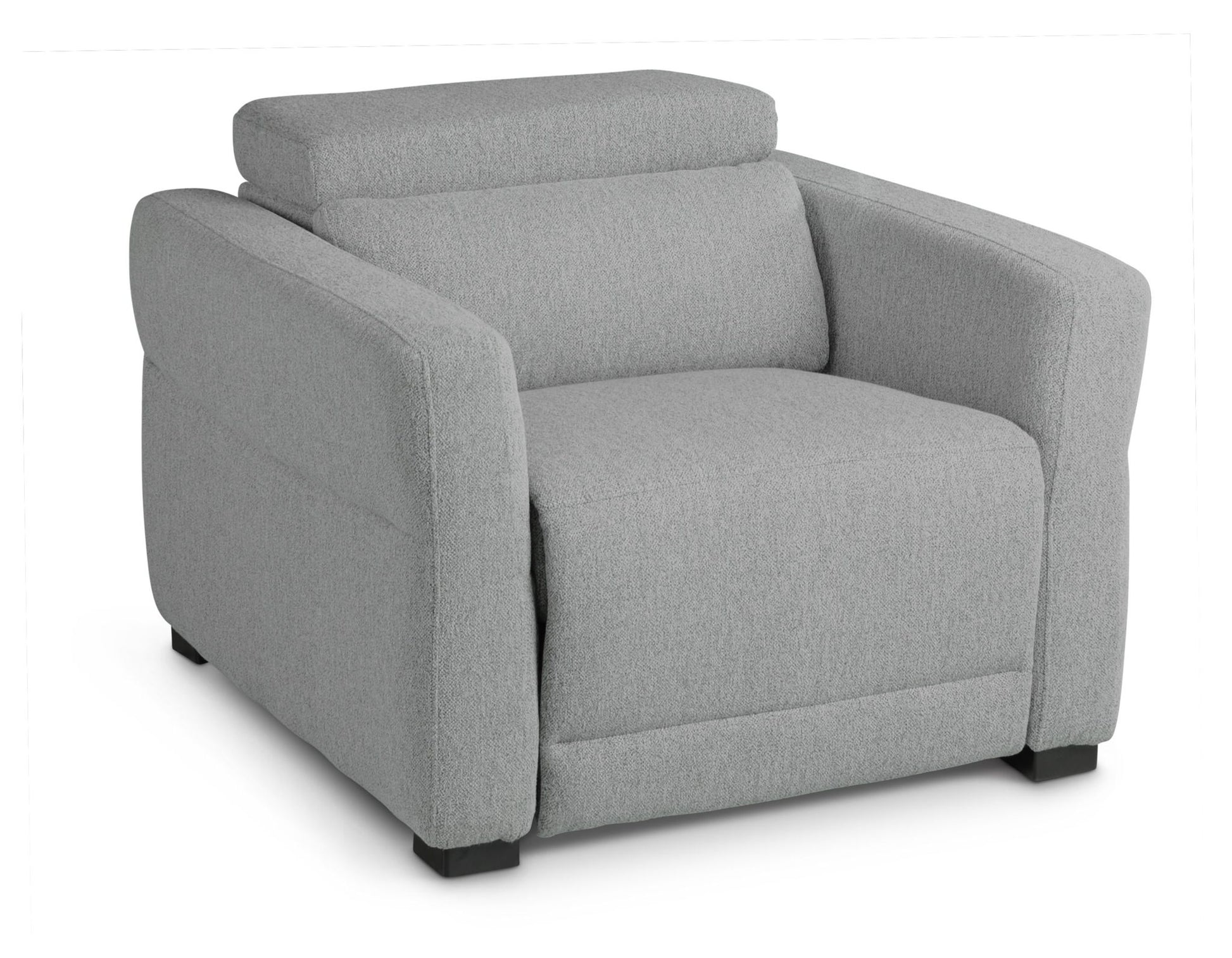Isla - Dual Power Recliner - Dark Gray - Hornell Furniture Outlet