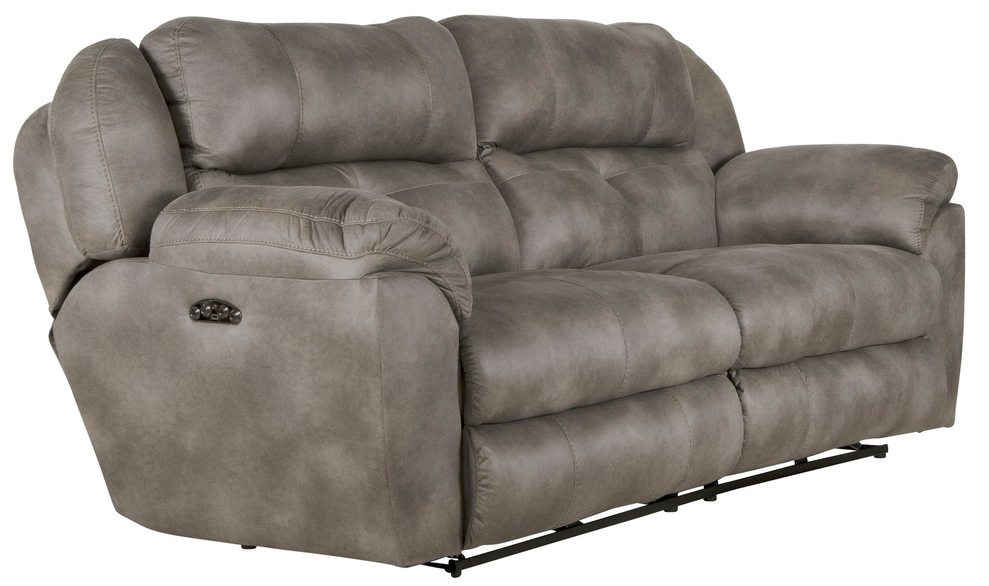 Ferrington - Power Lay Flat Reclining Sofa with Power Adjustable Headrest - Hornell Furniture Outlet