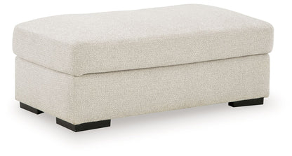 Conlee - Pike - Ottoman - Linen - Hornell Furniture Outlet
